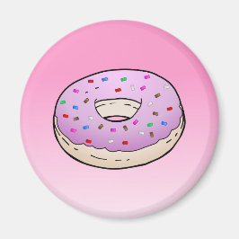 Pink Doughnut Magnet