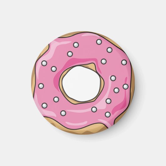 Pink Doughnut Magnet (Vorne)