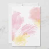 Pink Doughnut Two Sweet Donut 2. Geburtstag Einladung (Rückseite)