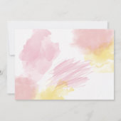 Pink Doughnut Two Sweet Foto 2. Geburtstag Einladung (Rückseite)