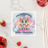 Pink Dragon Baby Dusche Serviette (Beispiel)