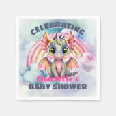 Pink Dragon Baby Dusche Serviette (Vorderseite)