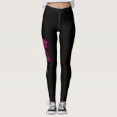 Pink Dragon Custom Leggings (Vorderseite)