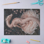Pink Dragon Floral Garden Seidenpapier (Basteln)