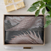 Pink Dragon Floral Garden Seidenpapier (Geschenk)