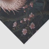 Pink Dragon Floral Garden Seidenpapier (Detail)