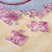 Pink Dragon of Spring Nature Fantasy Art Puzzle (Seite)