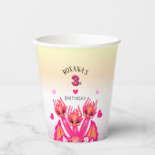 Pink dragon pappbecher (Vorderseite)