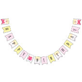 Pink dragon wimpelkette (Alle)