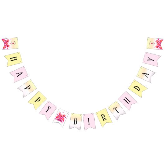 Pink dragon wimpelkette (Alle)