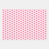 Pink dragon with hearts geschenkpapier set (Vorderseite 3)