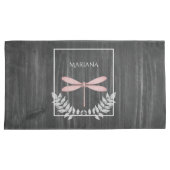 Pink Dragonfly-Kissenfall Kissenbezug (Vorderseite-Rechts)