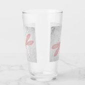 Pink Dragonfly Personalisierter Glass Cup Glas (Links)