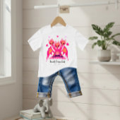 Pink dragons baby t-shirt