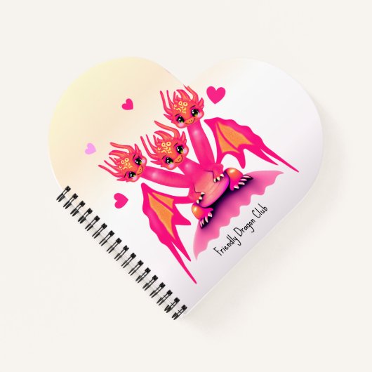 Pink dragons notizblock (Vorderseite)