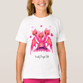 Pink dragons T-Shirt (Vorderseite)