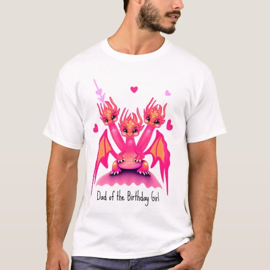 Pink dragons T-Shirt (Vorderseite)