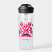 Pink dragons trinkflasche (Vorderseite)