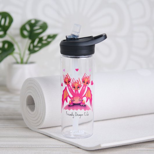 Pink dragons trinkflasche (Yoga (gedreht))