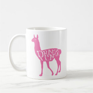 Pink Drama Llama Kaffeetasse