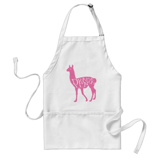 Pink Drama Llama Schürze (Vorne)