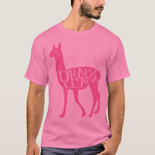 Pink Drama Llama T-Shirt