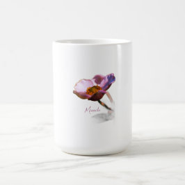 Pink Dream Blume - Elegante Fantasy Nature Kaffeetasse