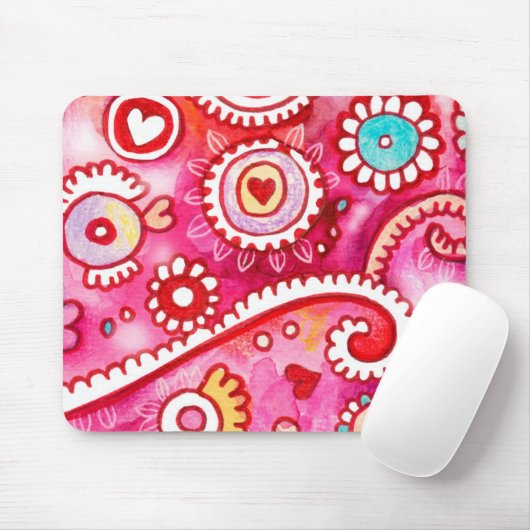 Pink Dream Mousepad (Mit Mouse)