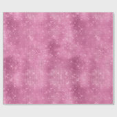 Pink Dream Sparkle Geschenkpapier (Flach)