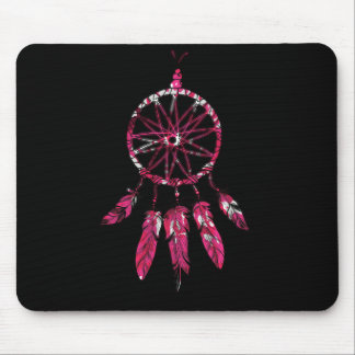 Pink Dreamcatcher Feathers Native Amerikanische Ur Mousepad