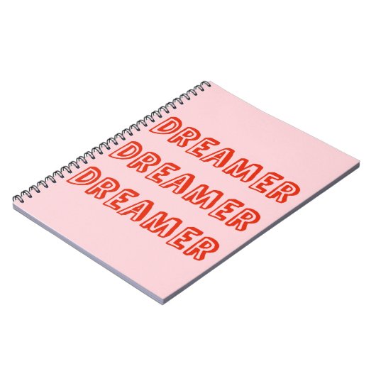 Pink Dreamer Notebook Notizblock (Linke Seite)