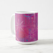 Pink Dreams Abstract  Kaffeetasse (Vorderseite Links)