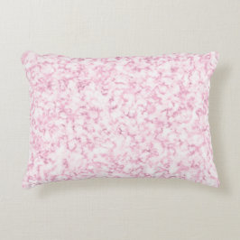 Pink Dreams Girly Marble Kissen Accent Kissen