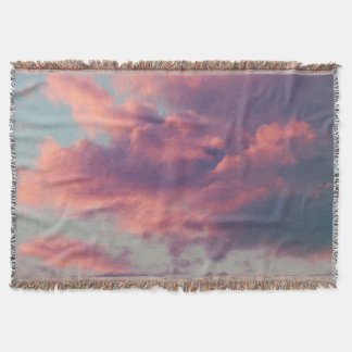 Pink Dreamy Ästhetische Sonnenuntergangswolken Decke