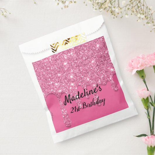 Pink Drilling Glitzer Gevor Bag Geschenktütchen (Versiegelt)