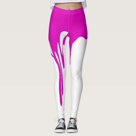 Pink Drilling Paint Leggings (Vorderseite)