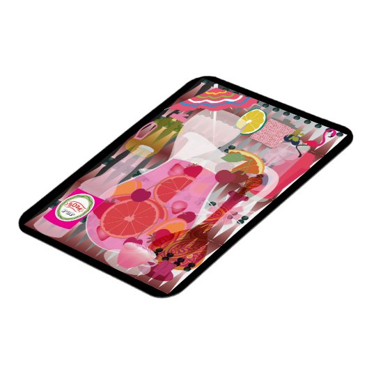 Pink Drinks Magnet (Linke Seite)