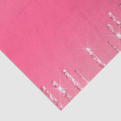 Pink Driving Glitzer Girly Trendy Chic Bling Seidenpapier (Detail)