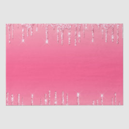 Pink Driving Glitzer Girly Trendy Chic Bling Seidenpapier