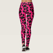 Pink drucken leggings (Rückseite)