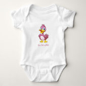 Pink Duck Baby Bodysuit Baby Strampler (Vorderseite)