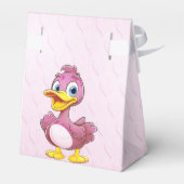 Pink Duck Favor Box Geschenkschachtel (Rückseite)