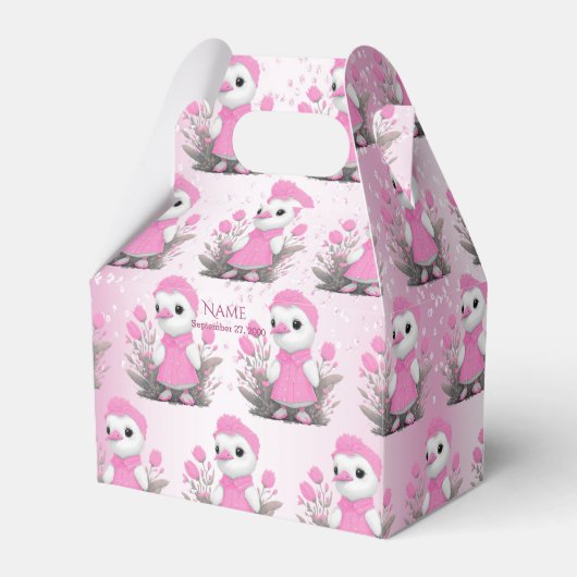 Pink Duck Favor Box Geschenkschachtel (Vorderseite)