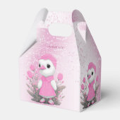 Pink Duck Favor Box Geschenkschachtel (Rückseite)