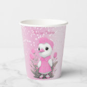 Pink Duck Paper Cups Pappbecher (Rückseite)