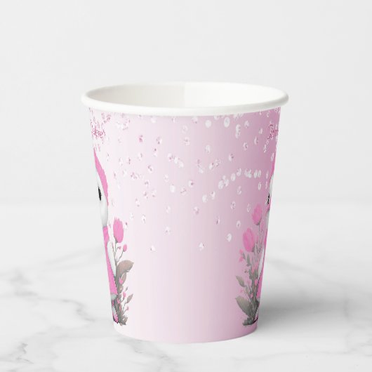 Pink Duck Paper Cups Pappbecher (Links)