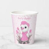 Pink Duck Paper Cups Pappbecher (Vorderseite)
