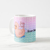 Pink Ducky Baby Girl Kaffeetasse (Vorderseite Links)