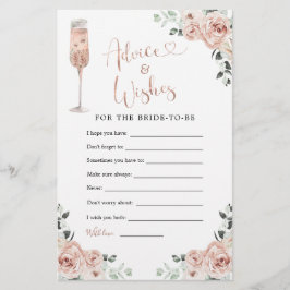 Pink Dusty Rose Petals Prosecco Beratung & Wünsche