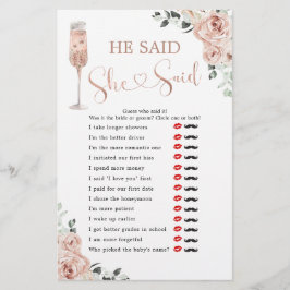 Pink Dusty Rose Petals Prosecco sagte er